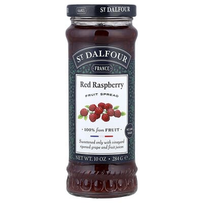 Fruit Spread, Red Raspberry, 10 oz (284 g)