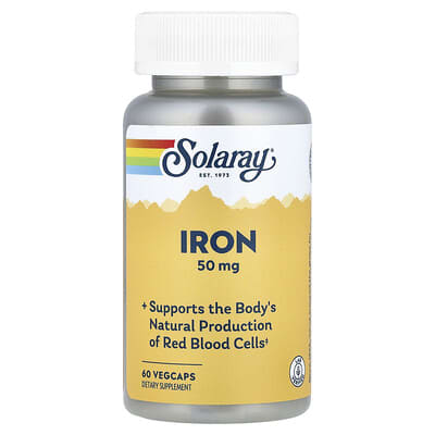 Iron, 50 mg, 60 VegCaps