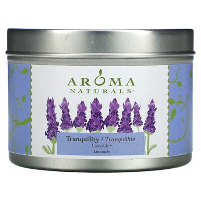 Soy VegePure, ароматическая свеча Travel Tin Candle, Tranquility, Lavender, 2.8 oz (79.38 g)
