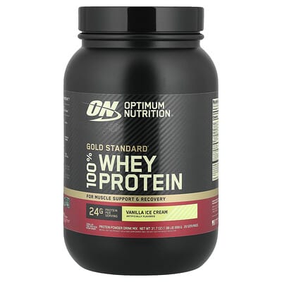 Gold Standard® 100% Whey Protein, ванильное мороженое, 1.98 lb (899 g)