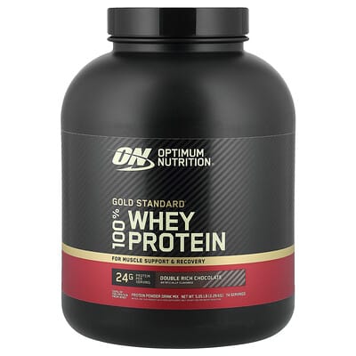 Gold Standard 100% Whey Protein, двойной шоколад, 2.29 kg