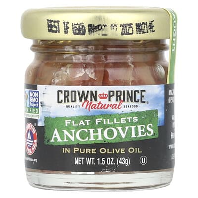 Филе анчоусов в оливковом масле, 1.5 oz (43 g)