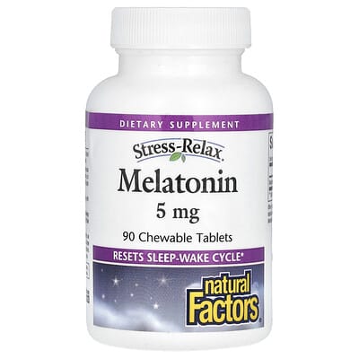 Stress-Relax®, Melatonin, 5 mg, 90 жевательных таблеток