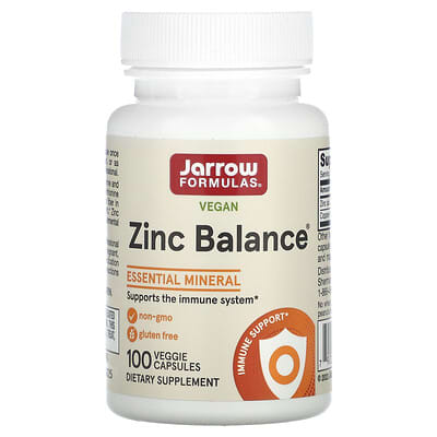 Vegan Zinc Balance, 100 Veggie Capsules