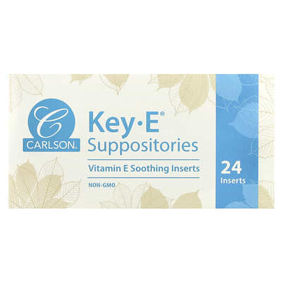 Key-E® Suppositories, 24 Inserts