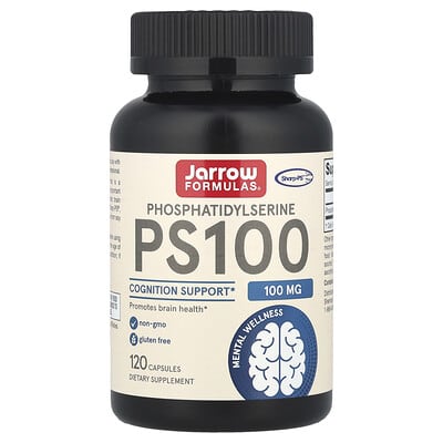 PS100, Фосфатидилсерин, 100 mg, 120 капсул
