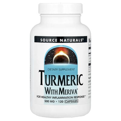 Turmeric With Meriva®, 500 mg, 120 капсул