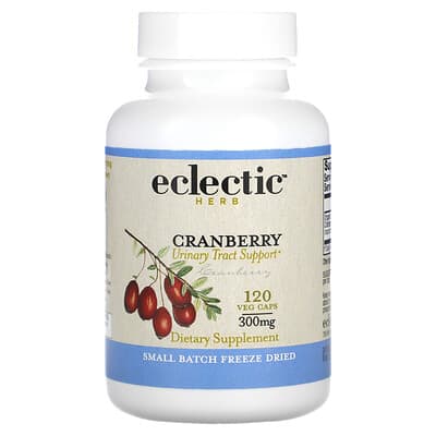 Eclectic Herb Cranberry, Urinary Tract Support, 300 mg, 120 вегетарианских капсул
