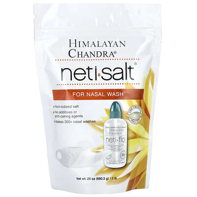 Neti Salt®, для промывания носа, 24 oz (680.3 g)