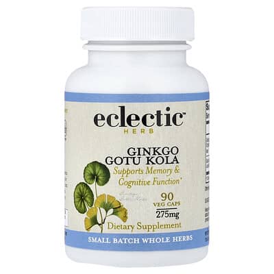 Ginkgo Gotu Kola, Supports Memory & Cognitive Function, 90 Veg Caps