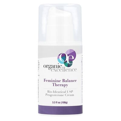 Крем для женского баланса, биоидентичный прогестерон USP, 3.3 fl oz (100 g)