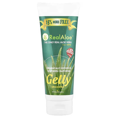 Aloe Vera Gelly, Unscented, 8 oz (230 ml)