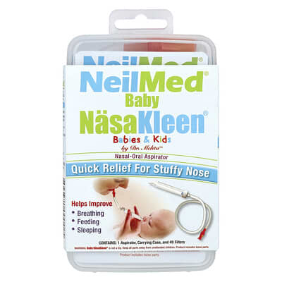 NeilMed NasaKleen аспиратор назально-оральный для детей и младенцев, 1 комплект
