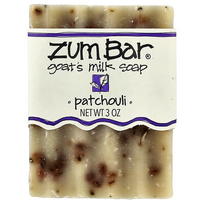 Zum Bar®, кусковое мыло с козьим молоком и пачули, 3 oz