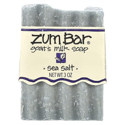Zum Bar®, мыло с козьим молоком, морская соль, 3 oz