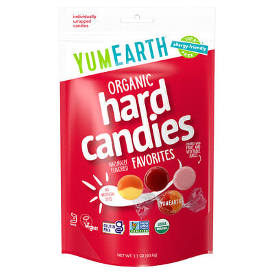 Органические леденцы, Favorites, 3.3 oz (93.6 g)