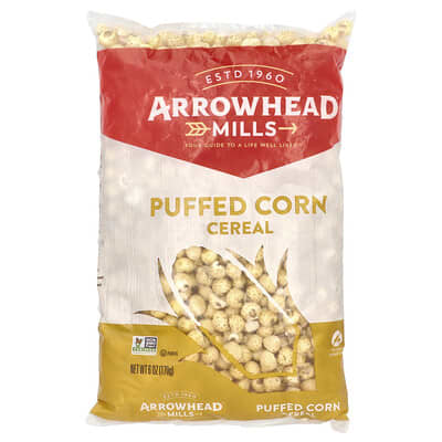 Organic Puffed Corn Cereal, 6 oz (170 g)