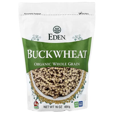 Organic Whole Grain, Buckwheat, 16 oz (454 g)