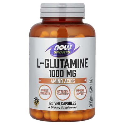 Sports, L-Glutamine, 1,000 mg, 120 веганских капсул