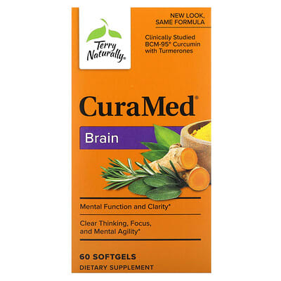 CuraMed, Brain, 60 мягких капсул