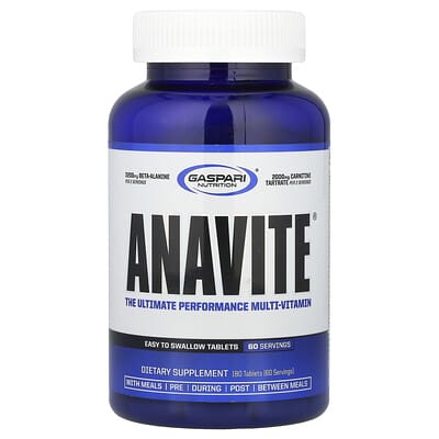 ANAVITE®, Мультивитаминный комплекс для высокой производительности, 180 таблеток