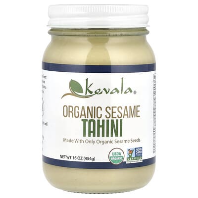 Органическая кунжутная тахини, 16 oz (454 g)