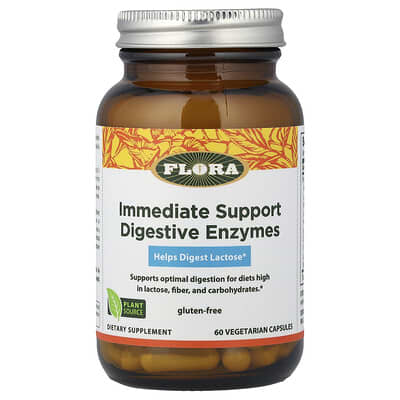 Пищеварительные ферменты Immediate Support, 60 вегетарианских капсул