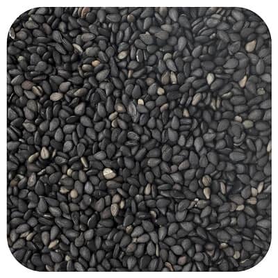 Organic Whole Black Sesame Seed, 16 oz (453 g)