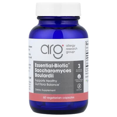 Essential-Biotic®, Saccharomyces Boulardii, 60 вегетарианских капсул