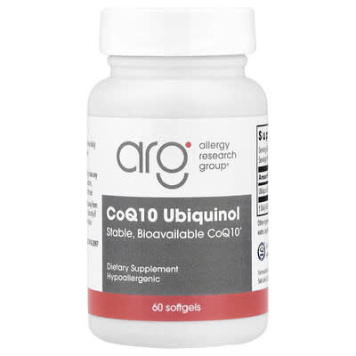 БАД CoQ10 Ubiquinol, 60 мягких капсул (100 mg per Softgel)