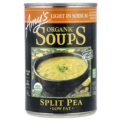 Суп Amy's Organic Split Pea Light in Sodium 400 g