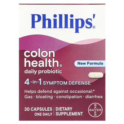 Colon Health® Ежедневный пробиотик, 30 капсул