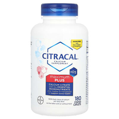 Citracal Maximum Plus +D3, 180 капсул