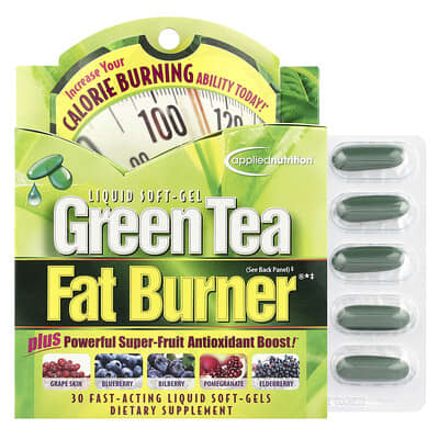 Green Tea Fat Burner®, 30 быстродействующих жидких мягких капсул