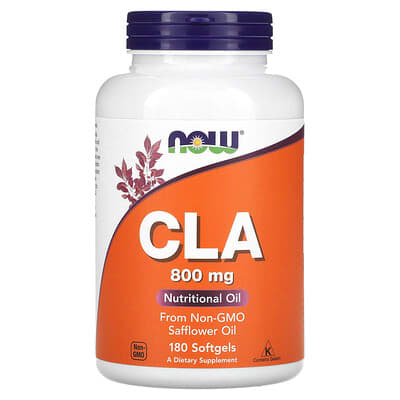 CLA, 800 mg, 180 мягких капсул