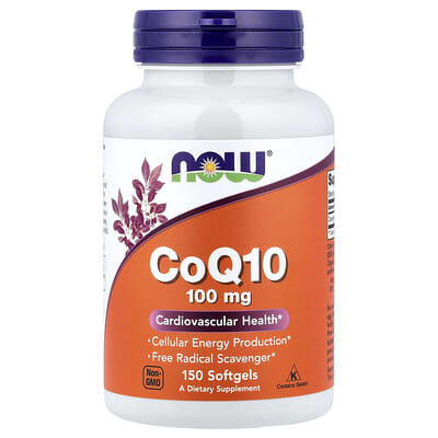 CoQ10, 100 mg, 150 мягких капсул