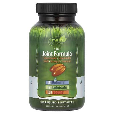Irwin Naturals 3-in-1 Joint Formula®, 90 мягких гелевых капсул