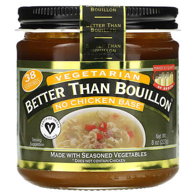 Вегетарианская основа для куриного бульона, 8 oz (227 g)