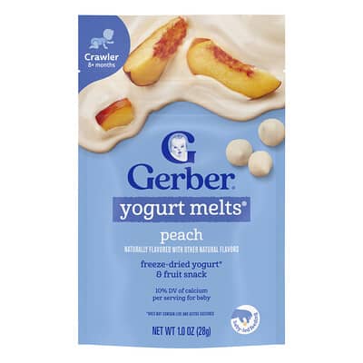 Yogurt Melts®, 8+ месяцев, персик, 1 oz (28 g)