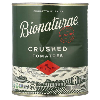 Bionaturae Органические измельченные томаты, 28.2 oz (800 g)