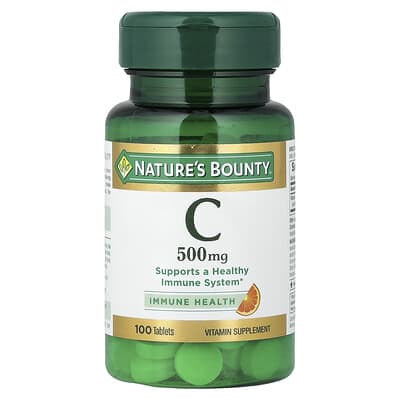 Vitamin C, 500 mg, 100 Tablets