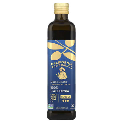 100% California, Extra Virgin Olive Oil, Miller's Blend, 16.9 fl oz (500 ml)