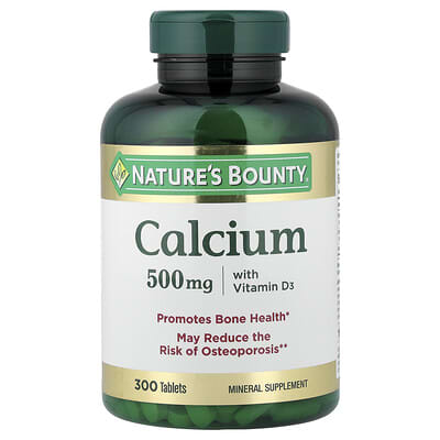 Calcium with Vitamin D3, 300 Tablets