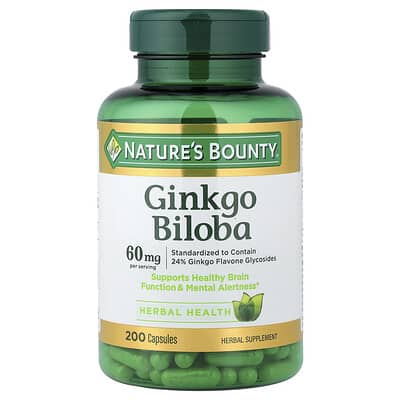 Ginkgo Biloba, 200 капсул (30 mg на капсулу)