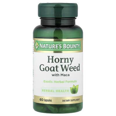 Nature's Bounty Horny Goat Weed с Maca, 60 капсул