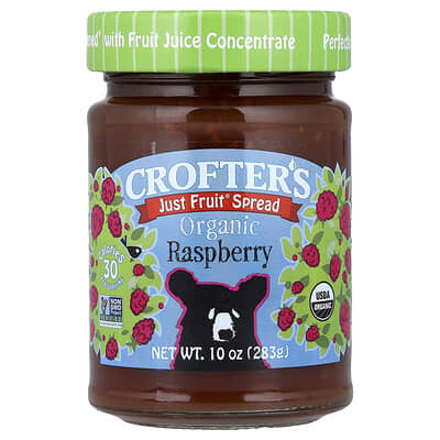 Organic Just Fruit® Spread, Raspberry, 10 oz (283 g)