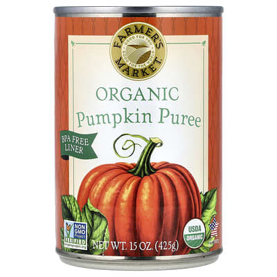 Organic Pumpkin Puree, 15 oz (425 g)