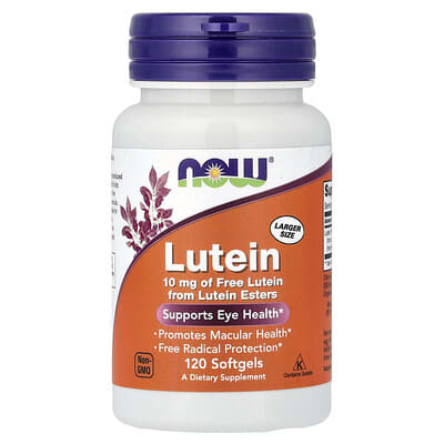 Lutein, 10 mg, 120 Softgels