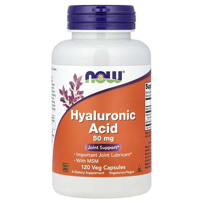 Hyaluronic Acid , 50 mg, 120 Veg Capsules