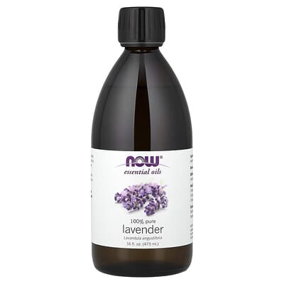 Эфирное масло, лаванда, 16 fl oz (473 ml)